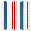 The British Stripe Co. George, Liverpool No.1 - Twist&Fit Roman Blind